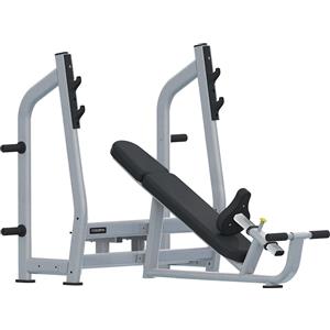 Toorx Panca Inclinata Olympic WBX 3800 - Struttura in Acciaio Rinforzato, Cuscineria Spessa 65mm, Supporti Bilanciere con Protezione UHMW