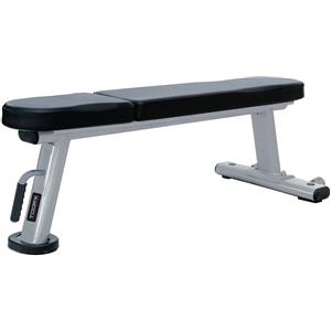 Toorx Panca Piana Professionale WBX 2000 - Struttura in Acciaio Rinforzato, Dimensioni Compatte e Cuscineria Spessa