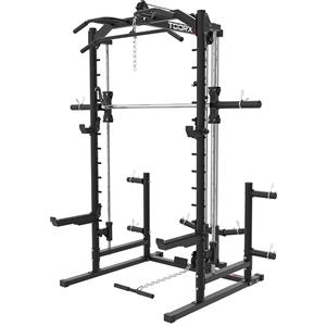 Toorx WLX 90 - Stazione di sollevamento multifunzione con Smith machine, squat stand e pulley