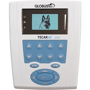 GLOBUS Tecarvet 2000 - Dispositivo di Tecarterapia Professionale per Cani e Gatti con Programmi Specifici