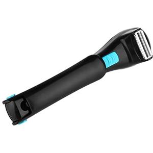 minkissy Rasoio Elettrico Per Schiena Rasoio Per Corpo Uomo Design Professionale Per Rimozione Peli Schiena Nero