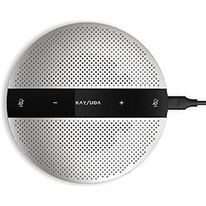 Kaysuda - Altoparlante USB omnidirezionale a 360°, portatile, per conferenze, con cancellazione dell'eco, per Teams, Zoom, chiamate VoIP, webinar, chiamate, call center e registrazioni