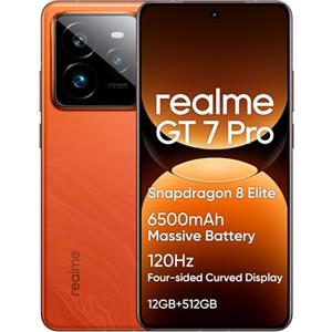 realme GT 7 Pro Smartphone 5G,12GB+512GB Telefono,Snapdragon 8 Elite,6,78