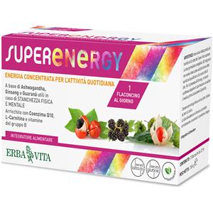 ERBA VITA GROUP SpA Erba Vita Super Energy Integratore energetico 10 flaconcini