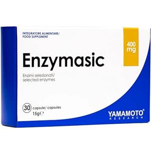 YAMAMOTO RESEARCH Enzymasic 30 Capsule, Integratore Alimentare di Enzimi Digestivi, Favorisce la Digestione e Supporta il Sistema Gastrointestinale