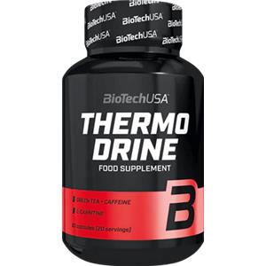 BioTech USA Thermo Drine - Integratore Termogenico in Capsule con Caffeina, L-Carnitina e Estratti Vegetali - 60 Capsule