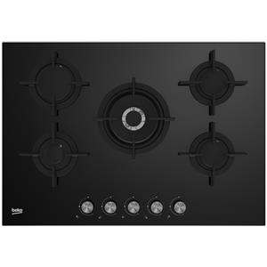 Beko HILW75222S Nero Da incasso 75 cm Gas 5 Fornello(i)