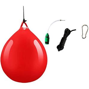 Spizummp Sacco da boxe ad acqua - Sacco da boxe pieno d'acqua con iniettore d'acqua, gancio, fionda, palla d'acqua da appendere per la casa, palle di sfiato per adulti e bambini