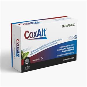 Treelife Pharma CoxAlt - Integratore alimentare per il benessere osteoarticolare a base di Bromelina, Boswellia Akbamax®, PEA Micronizzata - 20 compresse gastroresistenti da 1g