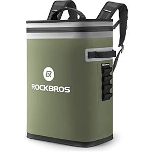 ROCKBROS Borsa Frigo Zaino Impermeabile Rigida Eccellente Isolamento Grande capacità 17L/20L/22L Frigorifero Portatile per Campeggio/Mare/Pesca/Escursione/Picnic/Viaggio