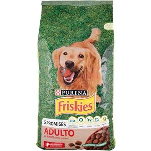 Friskies PURINA FRISKIES Crocchette per Cani Adulti con Manzo, Cereali e Verdure Sacco da 12kg