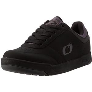 O'NEAL | Scarpe da Mountain Bike | MTB Downhill Freeride | Vegan | Massimo Equilibrio tra aderenza e Posizionamento del Piede, Traspirante | Pompe Flat V.22 Shoe | Adulto | Nero Grigio | Taglia 47