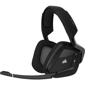 CORSAIR VOID RGB ELITE Cuffia da Gioco Senza Fili - Suono Surround 7.1 - Microfono Omnidirezionale - Padiglioni Auricolari in Microfibra - Compatibile con iCUE - PC, Mac, PS5, PS4 - Carbonio