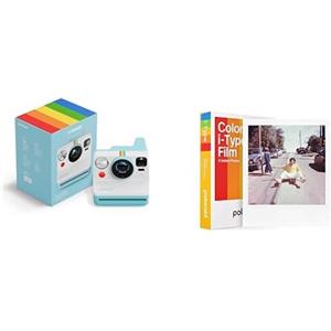 Polaroid - Now Gen3 - Fotocamera istantanea + Pellicola Colore (8 fotos) - Blu Artico