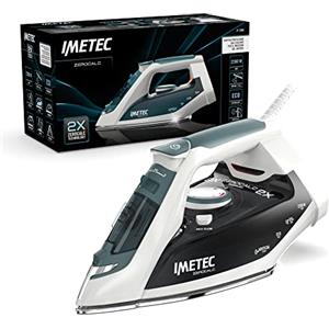 Imetec ZeroCalc Z1 2500 - Ferro da Stiro a vapore - Tecnologia Anticalcare -Piastra Acciaio Inox - 2200 Watt, Colpo Vapore 120 g - Tecnologia a risparmio energetico, Funzione Calc Clean