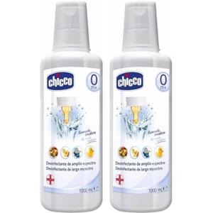 Chicco Disinfettante per Biberon, Succhietti e Giochi, 1L, 1 (Confezione da 2)