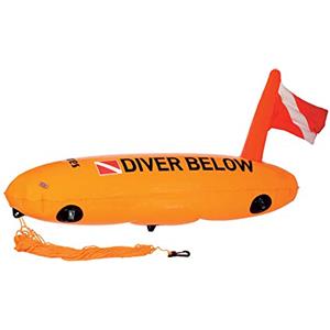 Mares Torpedo - Boa Segnalazione e Immersione Unisex con Doppia Camera d'Aria e Sagola da 20m