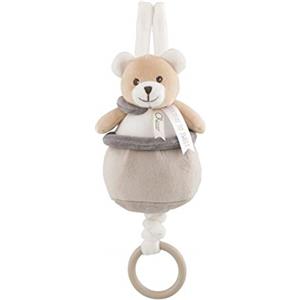 Chicco Carillon Orsetto Doudou Neonato per le Prime Coccole, Morbido Orsacchiotto Peluche in Tessuto Velour, Carillon Neonato per Culla e Passeggino, Materiale Anallergici, Giochi Neonato 0+ Mesi