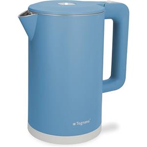 Tognana Iridea, Bollitore 1,7 L, plastica-acciaio Inox, Carta da Zucchero