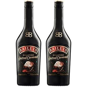 Baileys Salted Caramel, crema di whisky irlandese certificata B-Corp, 700 ml (Confezione da 2)
