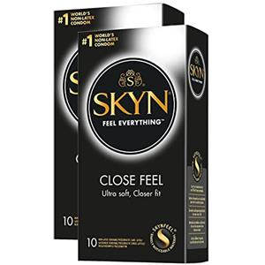 SKYN Pack 20 Preservativi Senza Lattice CLOSE FEEL Extra Morbidi e Regolati