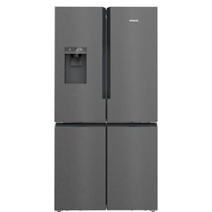 SIEMENS iQ500 Frigorifero Multidoor 183x90.5 cm, 574 Lt, Classe E, Inox Nero, noFrost e hyperFresh