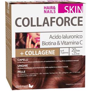 DIETMED ITALIA Srl Dietmed - Collaforce Skin Hair&Nails Confezione 20 Flaconi