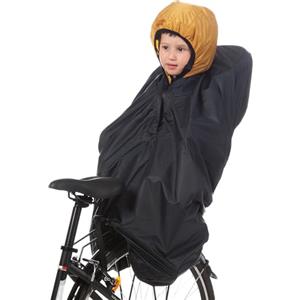 Tucano Urbano Opossum Summer, copri-seggiolino compattabile compatibile con seggiolini posteriori da bicicletta. Poncho antipioggia bimbo. Impermeabile antivento bimbi dai 68 ai 104cm e dai 9 ai 22kg. Blu