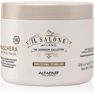 Alfaparf Milano Il Salone Milano Glorious - Maschera Nutriente e Idratante per Capelli Secchi e Spenti, 500 ml