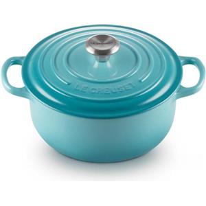 LE CREUSET Cocotte Evolution in Ghisa 24 cm Blu Caribe