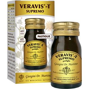 Dr. Giorgini VERAVIS T SUPREMO - Integratore alimentare 60 pastiglie con Senna, Cicoria e Rabarbaro per il benessere intestinale