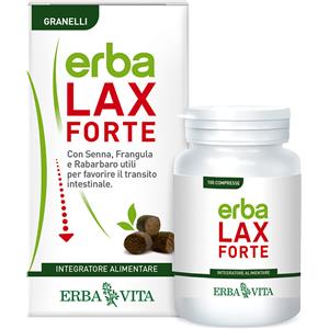 Erba Vita Erbalax Forte Granelli 30 g - Integratore Alimentare per il Transito Intestinale con Estratti Vegetali