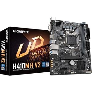 GIGABYTE H410M H V2 Scheda madre - Supporta processori Intel Core 10th CPUs, up to 2933MHz DDR4, 1xPCIe 3.0 M.2, GbE LAN, USB 3.2 Gen 1