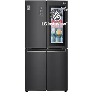 LG GMQ844MC5E Frigorifero Americano Multidoor Total No Frost con Congelatore, 530 L, Tecnologia InstaView, Door Cooling e Linear Cooling - Frigo Smart Multidoor con Wi-Fi e Display LED Esterno