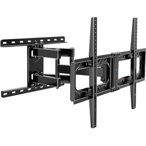 HOME VISION Staffa TV da 32-75 Pollici fino a 60kg, Supporto TV Parete Orientabile e Inclinabile, Braccio Porta Monitor Universale, VESA Max 600x400mm