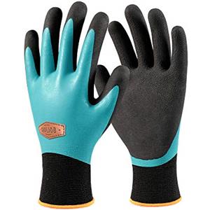 COOLJOB Guanti da lavoro impermeabili per l'inverno, guanti da lavoro termici per il freddo, lavori di giardinaggio all'aperto (1 paio S)