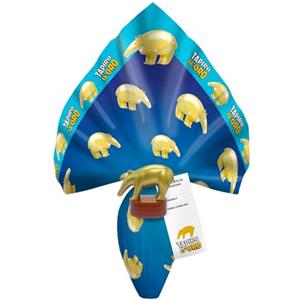 PIÙBUONO Uova di Cioccolato al Latte Tapiro D'Oro da 250 gr Pasqua 2025 Dolce Toys