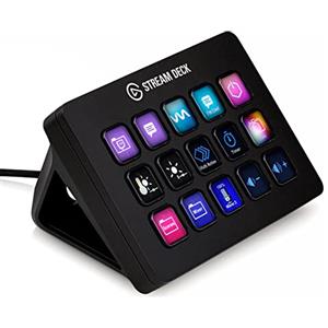 Elgato Stream Deck MK.2 - Controller da studio, 15 tasti macro, attiva azioni nelle app e in software quali OBS, Twitch, YouTube e altro, funziona con Mac e PC