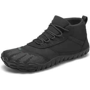 SAGUARO Scarpe Barefoot Uomo Donna Scarpe Minimaliste Leggere Scarpette a Piedi Nudi Antiscivolo Scarpe Dita per Trail Running, Terra III, Nero 37EU