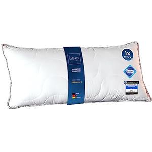 LILENO HOME Cuscino 40 x 80 cm, cuscino 40 x 80 cm, perfetto per piumone 135 x 200 cm, cuscino 40 x 80 cm, lavabile fino a 95 °C e con attrezzature antibatteriche, cuscino anallergico, 40 x 80 cm