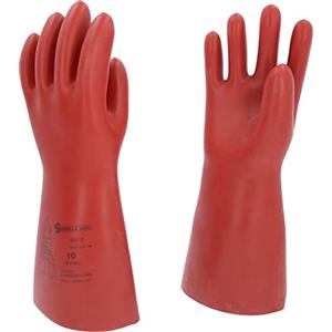KS TOOLS Glove for electricians with protective insulation, size 10, red