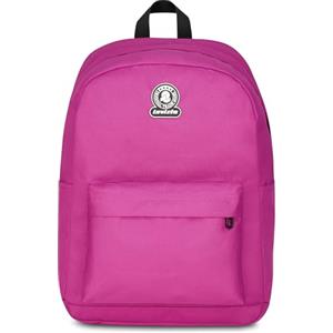 Invicta Zaino Monoscomparto Ollie Solid, Fucsia, Tasca Porta Borraccia, Tasca per PC 14, Zaino Scuola, Ragazza e Ragazzo