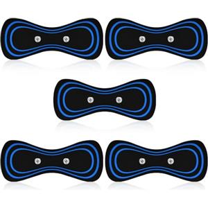 Flintronic Mini Massaggiatore Cervicale, 5 Pezzi Cuscinetti per Massaggio, Cuscinetti di Ricambio per Massaggiatore Portatile, Mini Massaggiatore per Collo, Mini Massaggio Elettrico Portatile