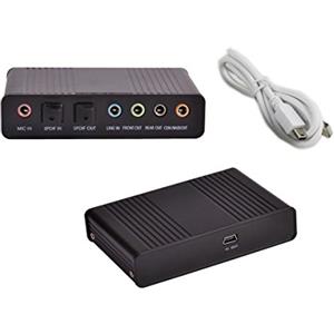 KALEA-INFORMATIQUE Scheda Audio Esterna USB 2.0 - Suono 5.1 a 6 canali con Ingresso e Uscita Digitale SPDIF