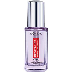 L'Oréal Paris Siero Contorno Occhi Revitalift Filler 20 ml - Rimpolpante con 2,5% di Acido Ialuronico e Caffeina, Applicatore Triplo Roller
