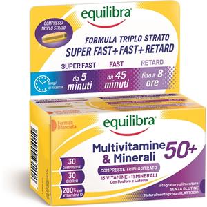 EQUILIBRA Srl Multivitamine & Minerali 50+ Equilibra 30 Compresse