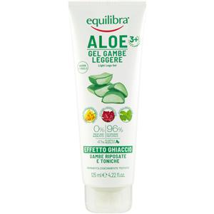 Equilibra Aloe Gel Gambe Leggere 125 ml - Gel Fresco ad Effetto Ghiaccio per Benessere e Sollievo delle Gambe