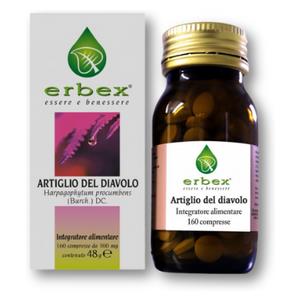 Erbex - Artiglio Del Diavolo Integratore Benessere Articolazioni Confezione 160 Compresse
