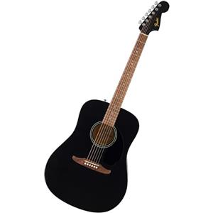 Fender Redondo California Chitarra Acustica per Principianti, Nera | Serie California, manico facile da suonare, lezioni virtuali gratuite incluse, chitarra ideale per principianti