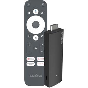 STRONG Leap-UNA Stick Streaming Android TV, Wi-Fi, Chromecast Integrato, TV Box Android 11, Assistente Google, HDR10+, Dolby Audio & Dolby Vision, Google Play, Netflix, YouTube